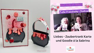 Stamin’Up! Liebes - Zaubertrank Karte mit Goodie á la Sabrina - Juttas Valentinstag Challenge