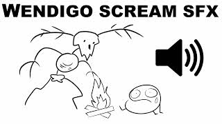 Wendigo roar / scream - sound effect