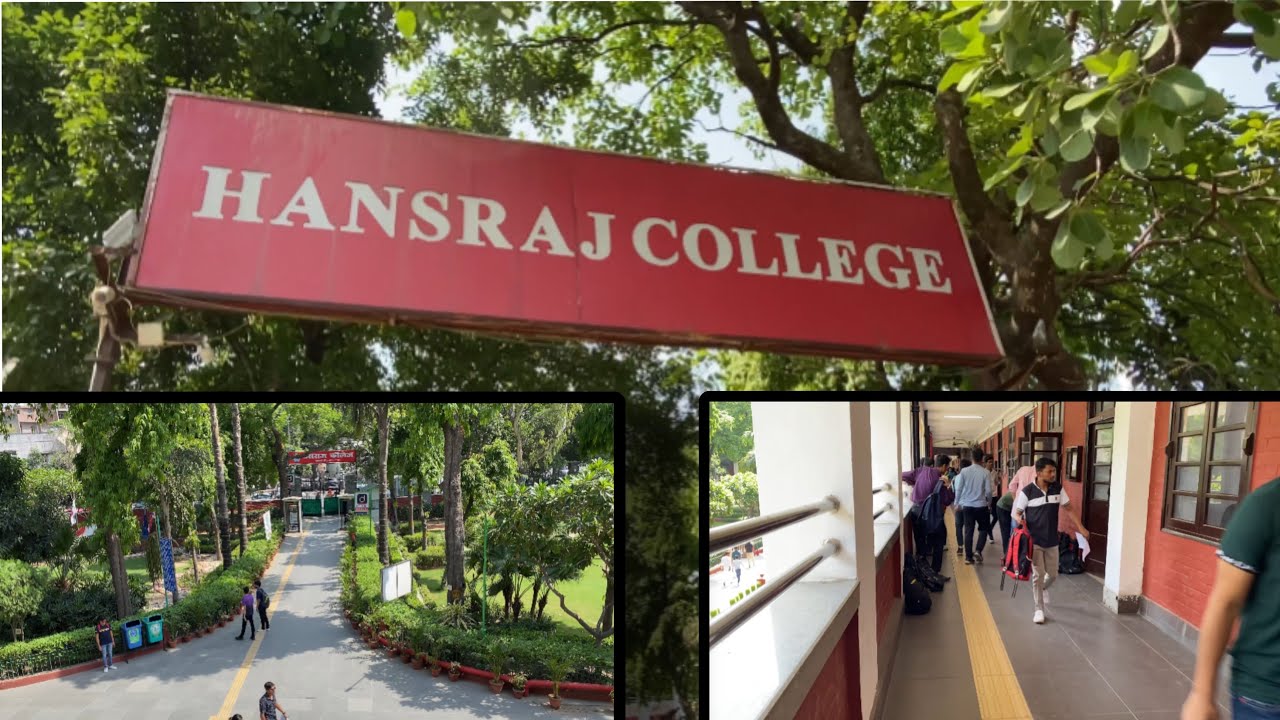 Hansraj College-Campus Tour, Delhi || DU SOL EXAM!! PT.1 - YouTube