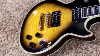 Trogly's Guitars: 1997 Gibson Les Paul Custom Plus Vintage Tobacco Sunburst