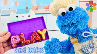 Learning Words and Letters with Cookie Monster Cookies | Best Toddler Learning Video