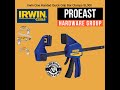 Irwin One Handed Quick Grip Bar Clamps SL300