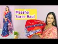 Meesho Saree Haul | Meesho Cotton Saree Haul | Style game with Jyoti