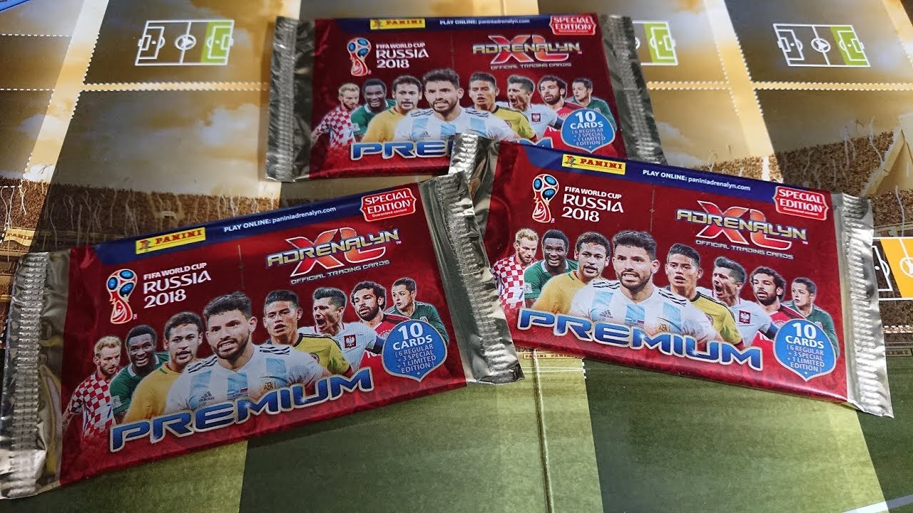 WOW!!! MEGA UNBOXING PANINI RUSSIA 2018 PREMIUM - YouTube