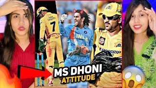 MS Dhoni (Thala) Attitude Reaction 😱 | Mahi Bhai's Angry Moments | Thala’s Unmatched Aura 🔥