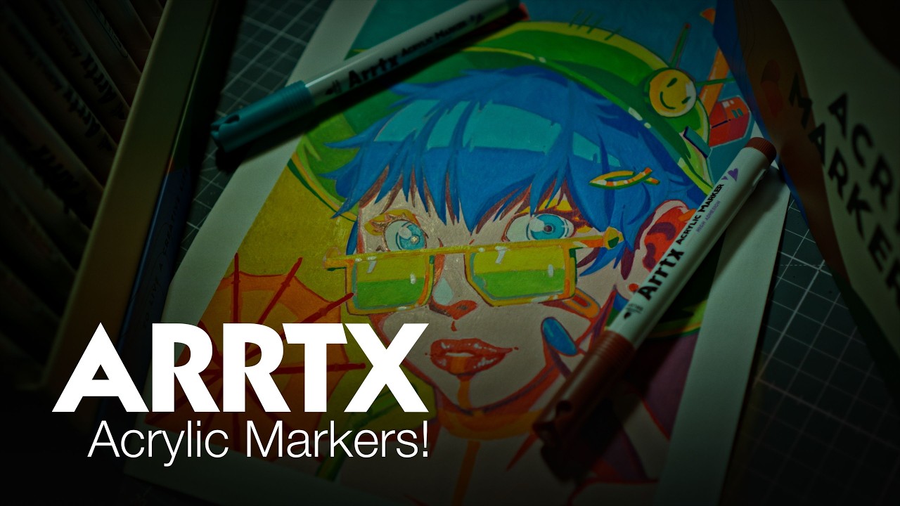 Arrtx Acrylic Markers Honest Review Youtube