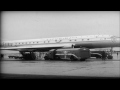 soviet tu 104 jet airliner at london heathrow airport. soviet colonel general iva...hd stock footage