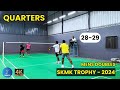 MANIRATHNAM & ASWIN vs THANU & ALTO | QUARTER FINALS | SKMK TROPHY - 2024 | MEN'S DOUBLES