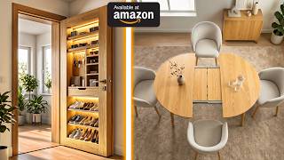 55 New AMAZON FINDS for TINY Apartments | Smart Space Saving Furniture Ideas [With Prices]