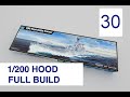 Trumpeter 1/200 HMS Hood Full build with Pontos detail set Part 30  (Funnel Guys and 40' Derricks)