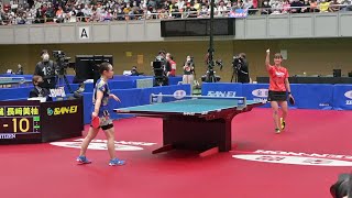 【ハイライト】女子2回戦 伊藤美誠 vs 長﨑美柚｜卓球 第4回パリ五輪日本代表選考会