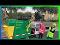 Dad Builds Toy Waste Management Garbage Truck That Works! | Video For Kids