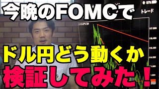 【騙しに注意】今晩のFOMCでドル円はどう動く？過去検証からテクニカル分析してみた！FXスイングトレーダーにチャンス到来か！？