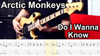 Arctic Monkeys - Do I Wanna Know // BASS COVER + Play-Along Tabs
