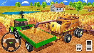 Real Farm Tractor Driving Simulator - Wheat Farming Simulator 2021 - Android Gameplay