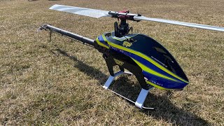 Steam AK700 RC heli maiden test flight finally