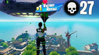 High Elimination Solo vs Squads Win Gameplay Full Game Season 7 (Fortnite PC Controller)