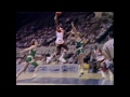 Antoine Carr Posterizes Larry Bird from Dotted Line Twice, Jam in Post (1985)