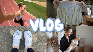 VLOG | meeting my best friend's baby, outdoor track workout, and feeling sad...