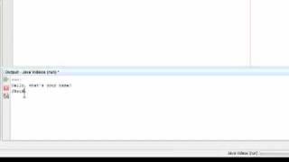 Java Episode 7 - Getting User Input (Buffered Reader)