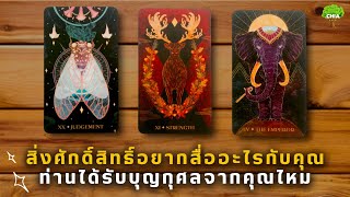 Pick a card สิ่งศักดิ์สิทธิ์ท่านได้รับบุญกุศลจากคุณไหม​ ท่านอยากสื่ออะไรกับคุณ 🙏อนุโมทนา..สาธุ​🕊️