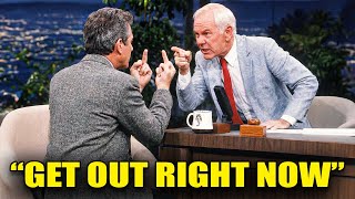 Johnny Carson Reveals 9 “Bastard” Guests He Banned for Life