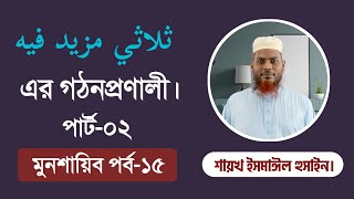 ১৫.মুনশায়িব পর্ব-১৫। ثلاثي مزيد فيه এর গঠনপ্রণালী (পার্ট-০২)।শায়খ ইসমাঈল হুসাইন। Amader Madrasah।