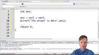 4.a C Programming - Variables (Int, Float, and Char)