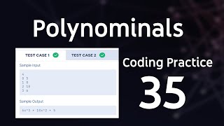 Polynomial | Coding Practice 35 | Python Coding Question Answer | Nxtwave | CodingKey