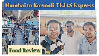 Mumbai to Goa 22119 TEJAS Express Journey | Train Food | Konkan Railway | Full Journey with Reviews