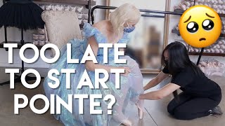 Pointe Shoe Fitting CINDERELLA (cosplay artist)