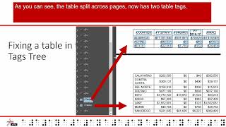 Creating Accessible PDF documents: Chapter Six: Tables