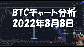 2022年8月8日ビットコイン相場分析