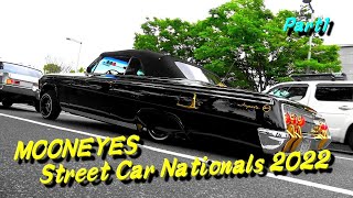 MOONEYES Street Car Nationals 2022 お台場① 搬出～アメ車・ローライダー・他極上カスタム多数