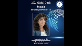 Alexandra Mitsotakis: 2023 Global Goals Summit