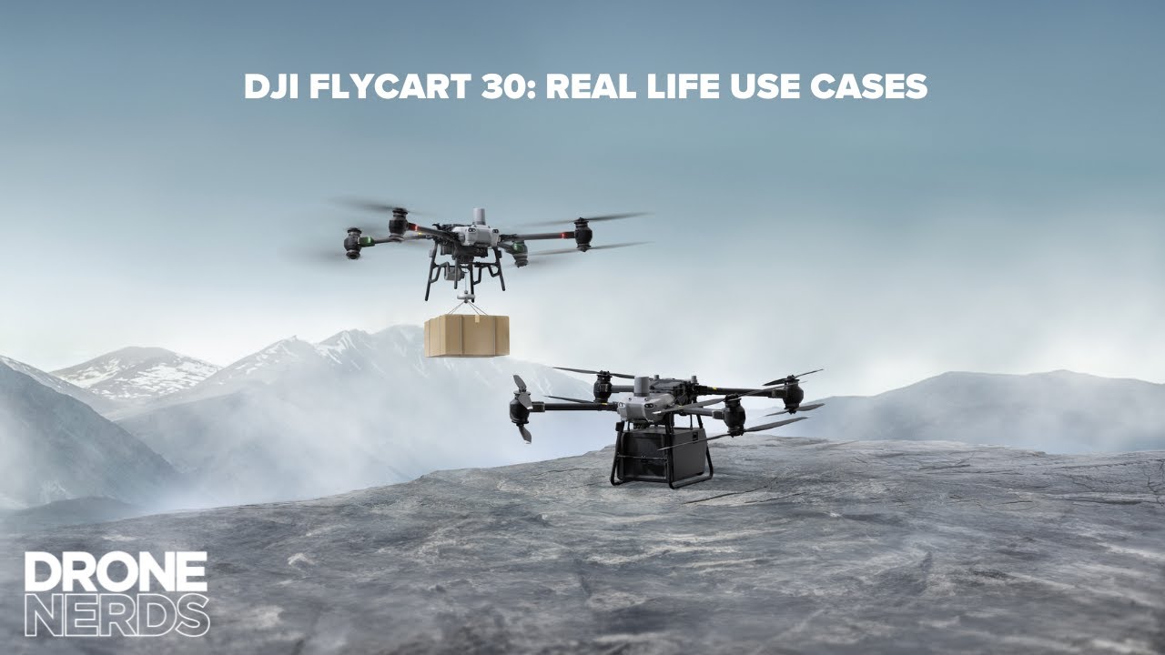 Dji Flycart 30 Real Life Use Cases Youtube