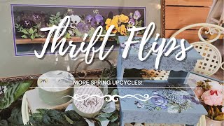 Fun Spring Inspired Thrift Flips • Trash to Treasure • Spring Inspired Upcycles • Upcycled Decor