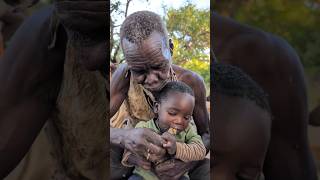 Wow That's beautiful and Amazing to see how bushmen cares their generations#food#hadzabetribe#africa