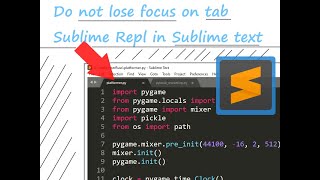 Sublime Repl for Sublime text: stay on the same tab when you run it