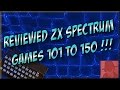 Reviewed ZX SPECTRUM GAMES - 101 to 150 !!! - njenkin Retro Gaming Channel