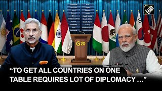 “To get all countries on one Table requires lot of diplomacy …” Jaishankar on India’s G20 presidency