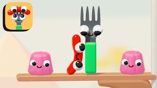 Fork N Sausage - All Levels Gameplay Walkthrough (Android,ios)