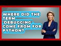 Where Did The Term 'debugging' Come From For Python? | Python Code School News