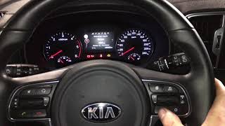 Kia Sportage QL (2016-1018)  Remise à zéro indicateur d’entretien - Reset maintenance indicator