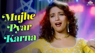 Mujhe Pyar Karna Sabke Samne - Kavita Krishnamurthy | Mohabbat (1997)| Madhuri Dixit | Romantic Song