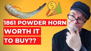 1861 Antique Powder Horn | Antiques Minute