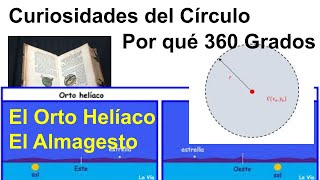 Curiosidades del Círculo - Por qué Los 360 Grados - El Orto Heliaco - El Almagesto - Sexagesimal mas