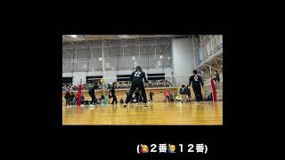 【バレーボール】将軍　glee cup 冬  混合バレー　男女混合バレー　大会　短編４