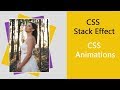 CSS Stack Effect | CSS Stacked Card | csPoint | Website Designing Tutorials