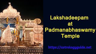 Lakshadeepam at Padmanabhaswamy Temple